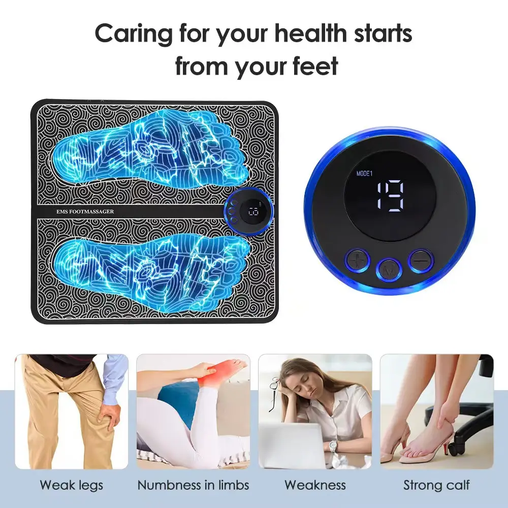 Rechargeable Electric Foot Massager Pad for Relief — feature 2