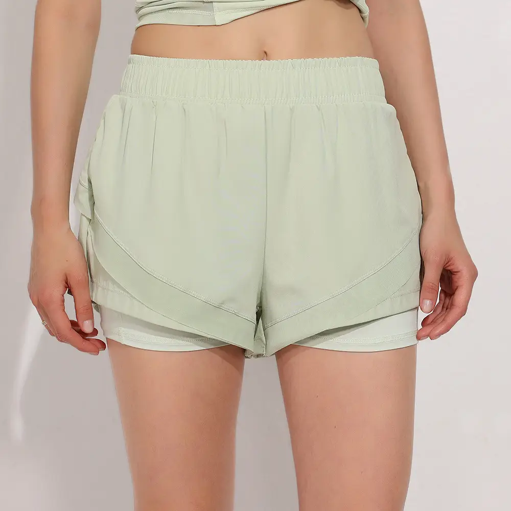 Women's Black Anti-Exposure Sports Shorts Quick Dry