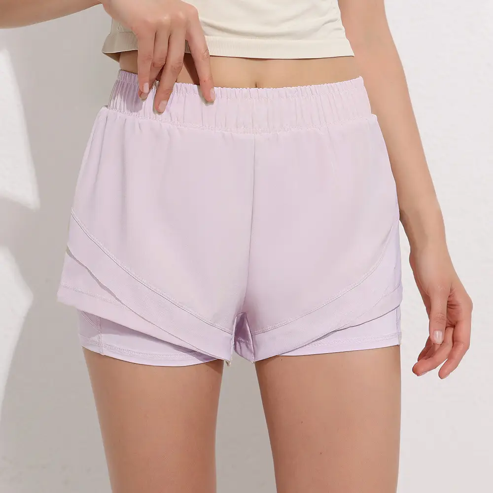 Women's Black Anti-Exposure Sports Shorts Quick Dry