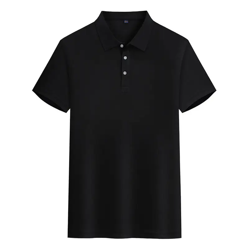 160 Yorkshire Men Pure Blue Polo Shirt Short Sleeve Lapel T-Shirt - Image 2