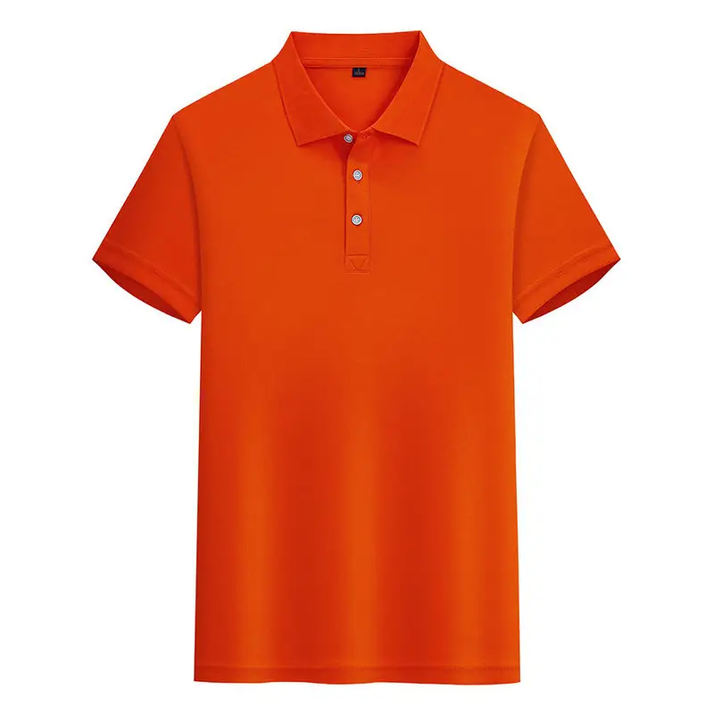 160 Yorkshire Men Pure Blue Polo Shirt Short Sleeve Lapel T-Shirt - Image 7
