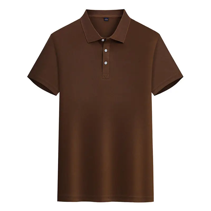160 Yorkshire Men Pure Blue Polo Shirt Short Sleeve Lapel T-Shirt - Image 8