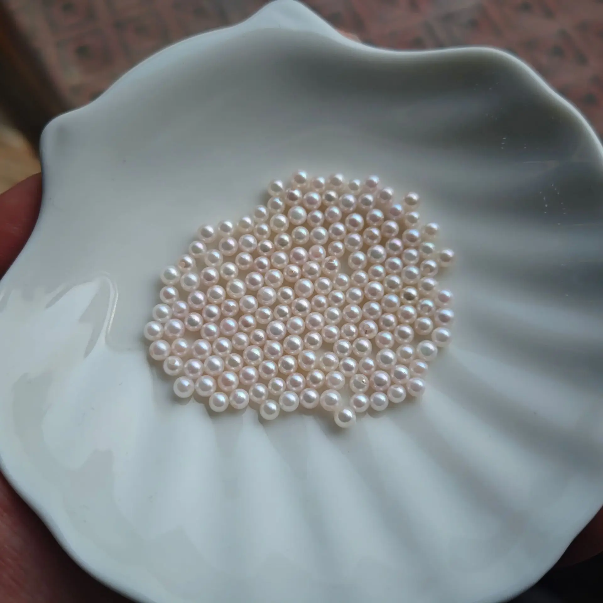 2.5-3mm Seawater Pearl Akoya Mini Round Strong Light White