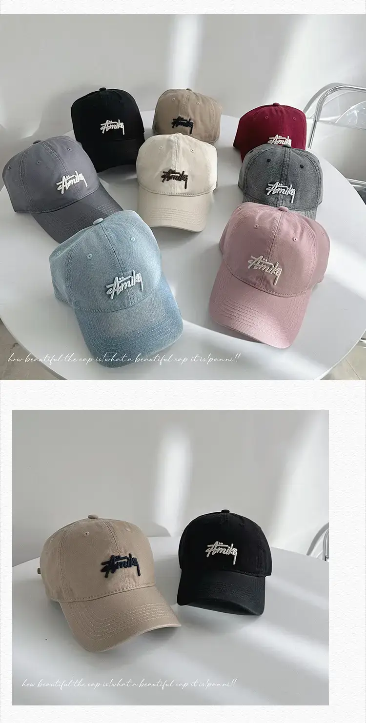Korean Style Letter Embroidered Baseball Cap for Women — feature 25