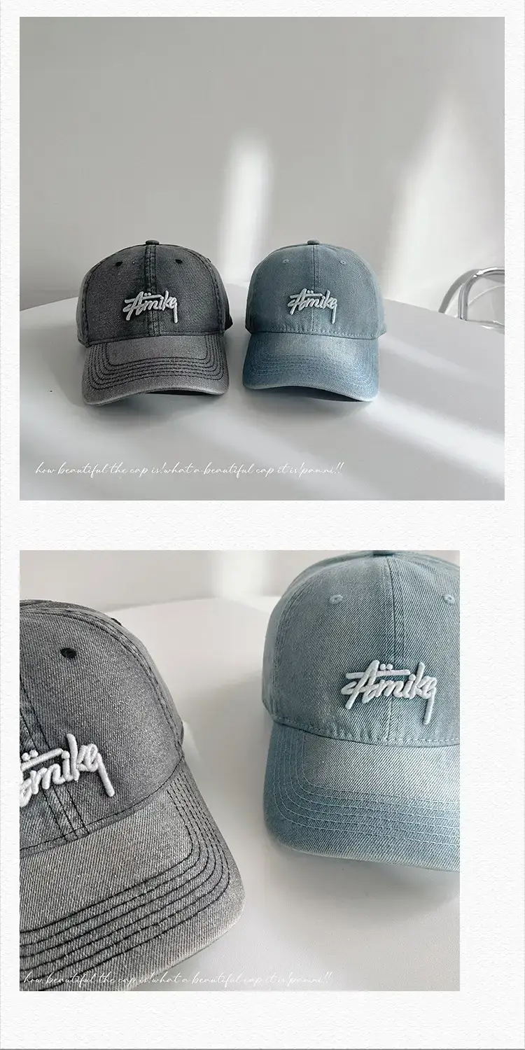 Korean Style Letter Embroidered Baseball Cap for Women — feature 27