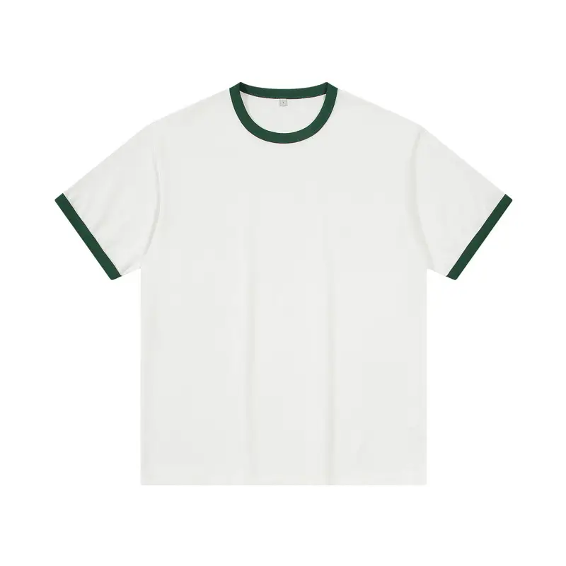 Dengjue Men's 2026 Summer Loose Color-Block T-Shirt Plus Size - Image 3