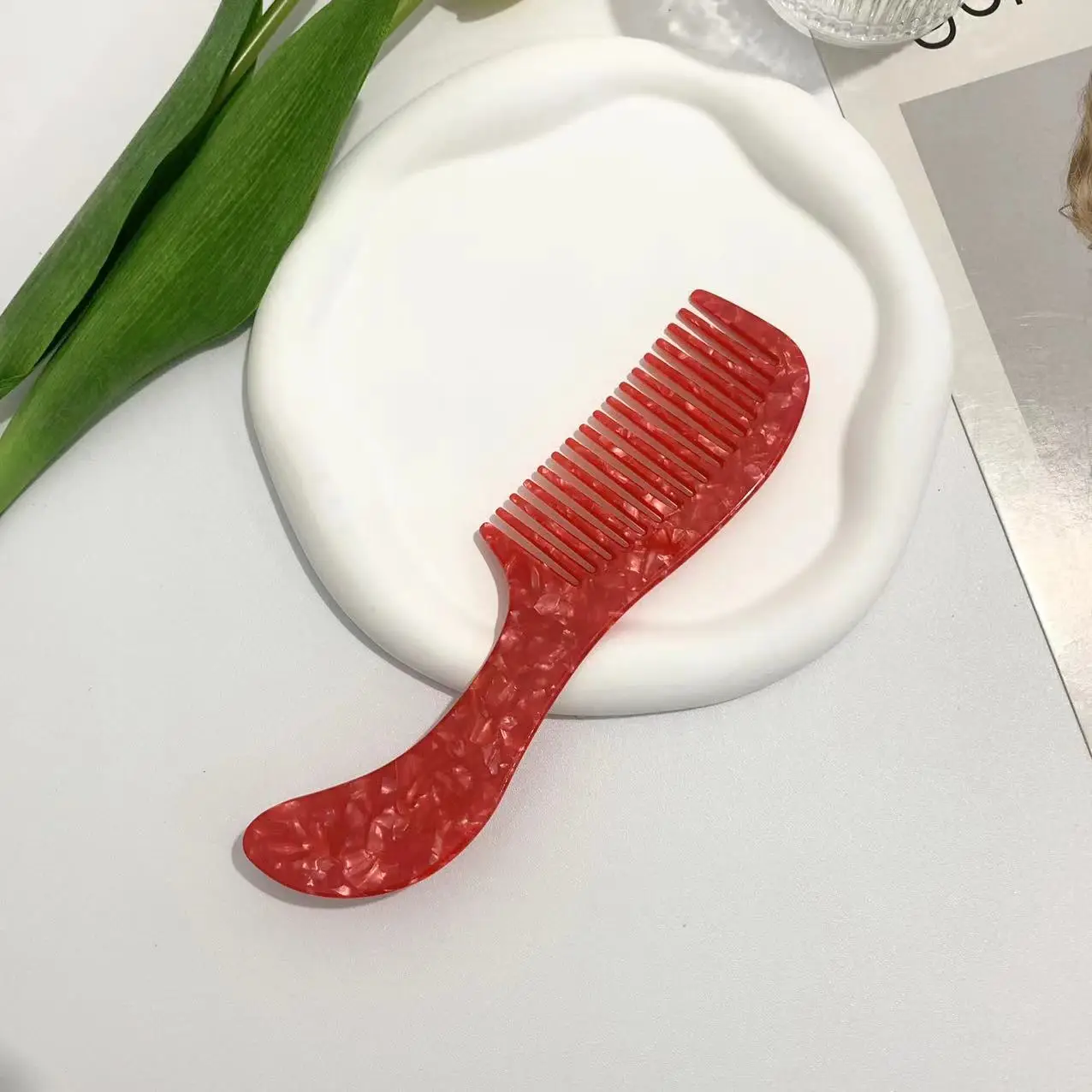 Japanese Korean Anti-Static Hair Comb for Straight Hair — feature 5