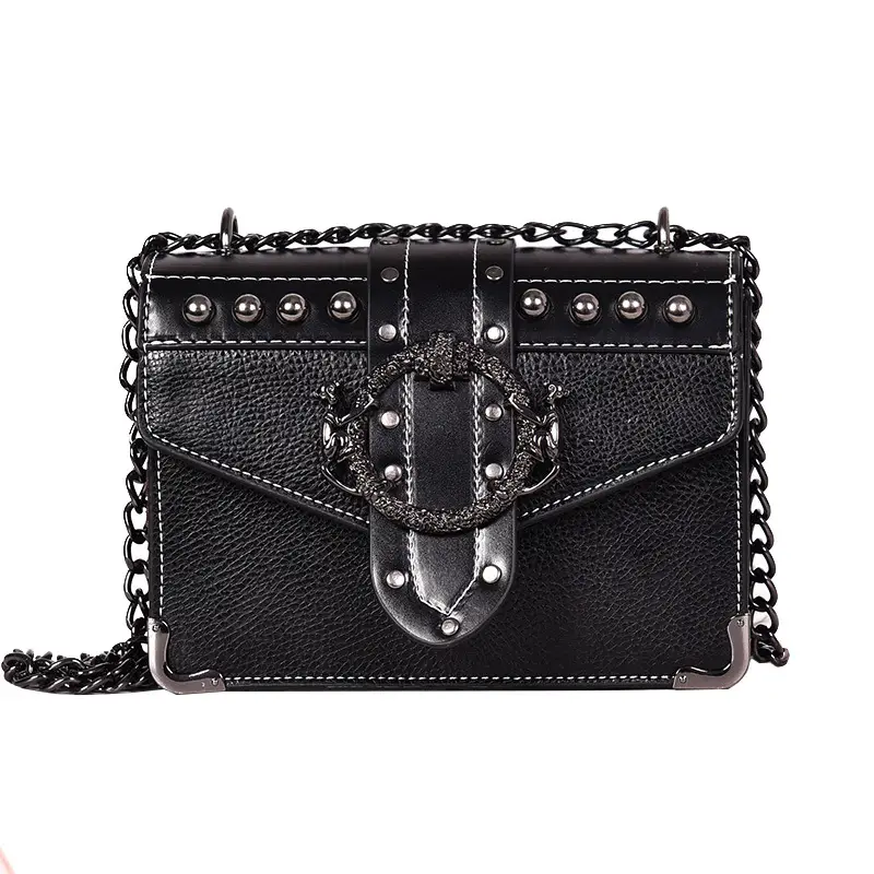 Women's Rivet Crossbody Bag Brown Leather 2026 - Image 7