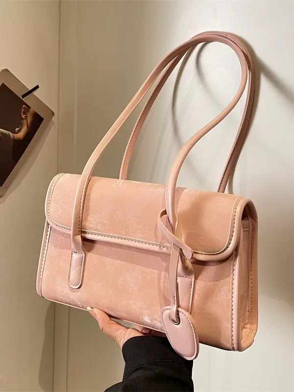 Women's White Leather Shoulder Bag 2024 New Arrival - Image 6
