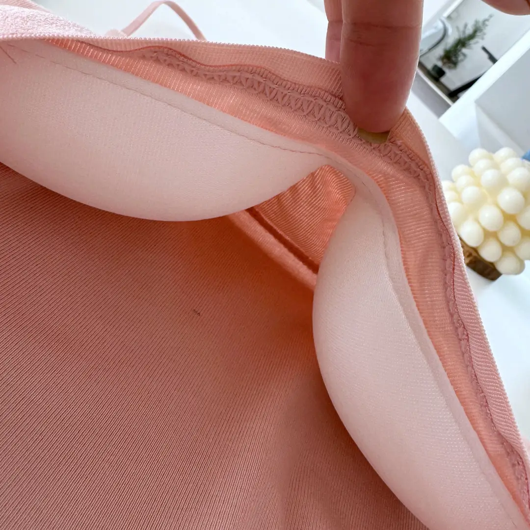 Pure desire versatile small sling design pleated sexy camisole women's inner and outer wear slimming top with chest pad — feature 21