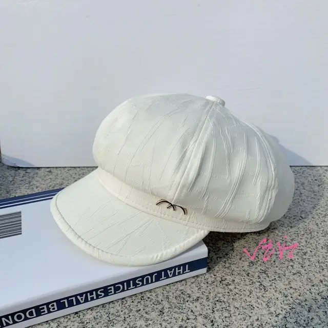 Women's Beige Quilted Bucket Cap 2024