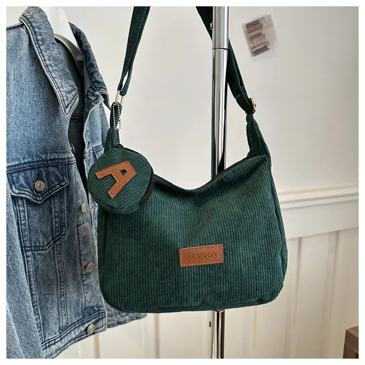 Women's Black Crossbody Shoulder Bag 2024 New Arrival - Image 3