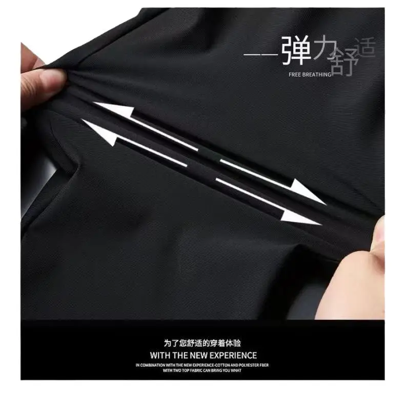 Men Black Ice Silk Shorts Pants New Sport - Image 7
