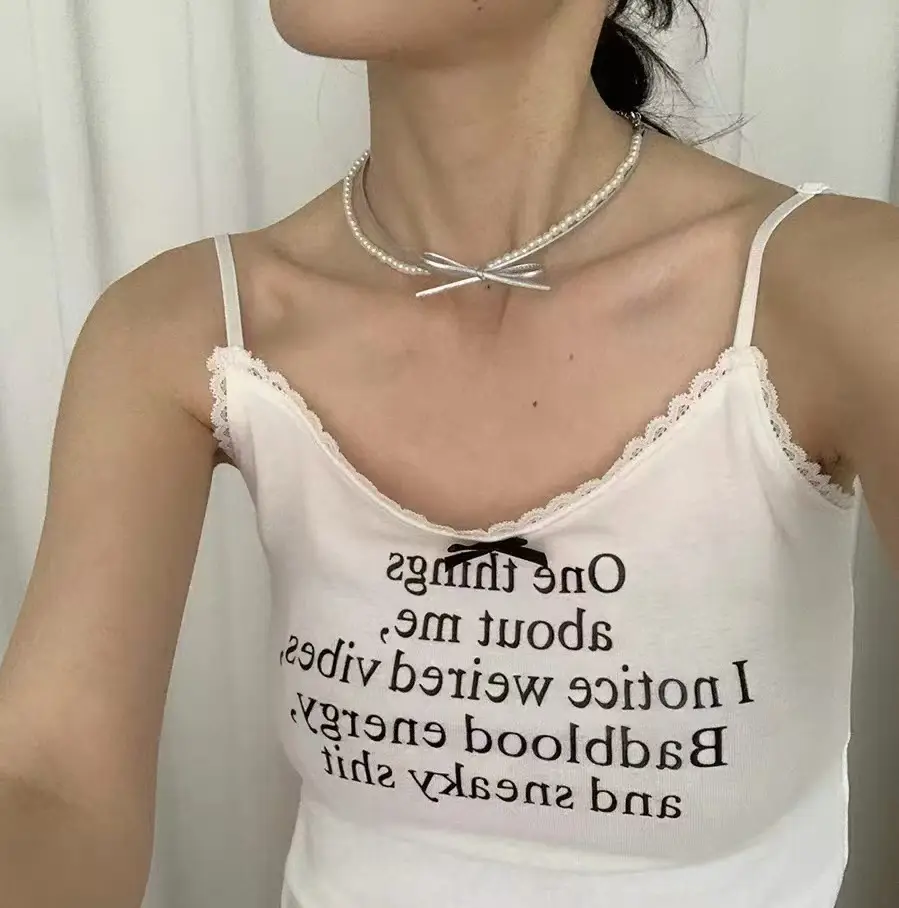 French Style Pearl Bow Necklace for Women — feature 19