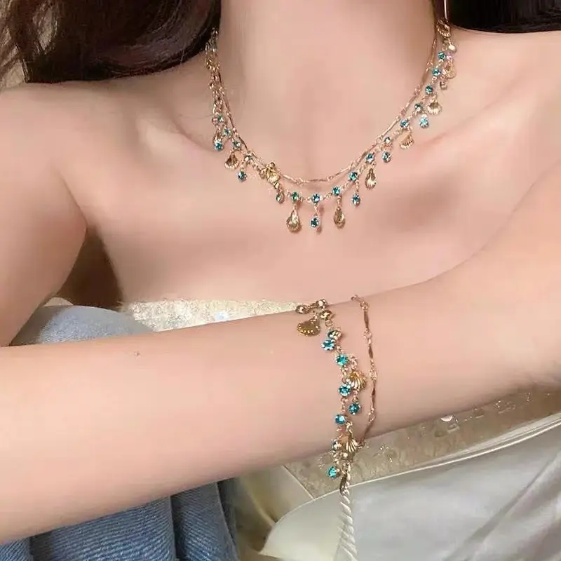 French Style Pearl Bow Necklace for Women - Image 10