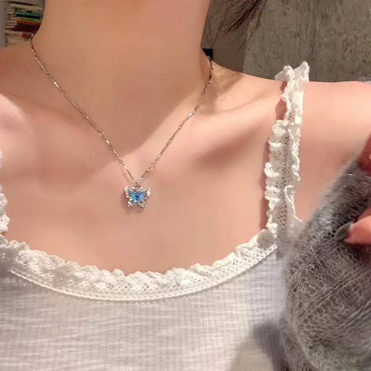 French Style Pearl Bow Necklace for Women - Image 15