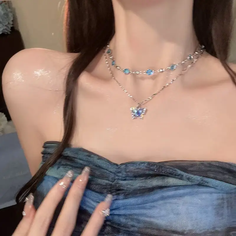 French Style Pearl Bow Necklace for Women - Image 16