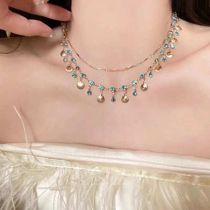 French Style Pearl Bow Necklace for Women - Image 9