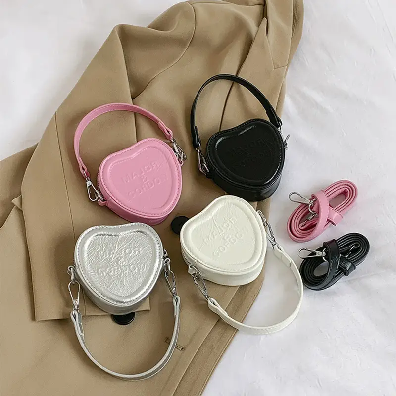 Pink Mini Love Bag for Girls Shoulder Messenger - Image 6