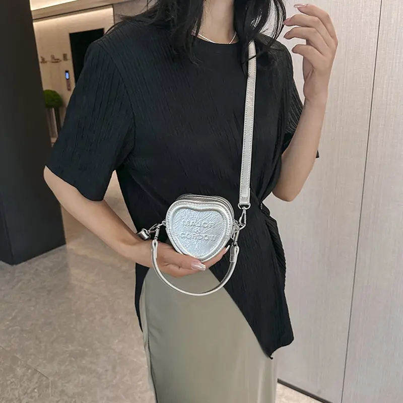 Pink Mini Love Bag for Girls Shoulder Messenger - Image 7