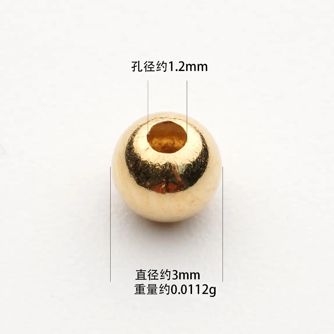 18K Gold Beads for DIY Decor & Accessories - Image 10