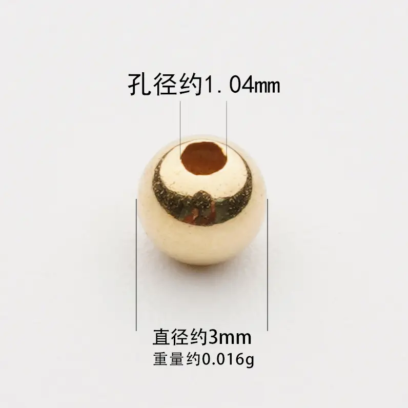 18K Gold Beads for DIY Decor & Accessories - Image 12