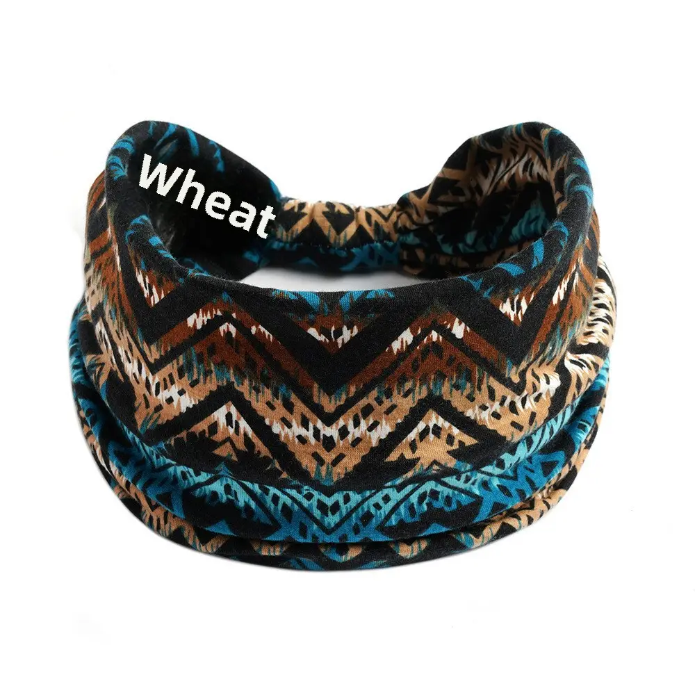 Bohemian Cotton Headband with Colorful Pattern - Image 109