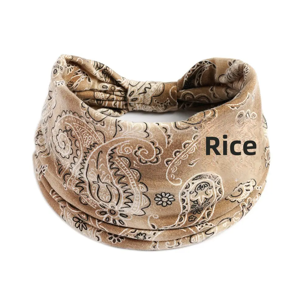 Bohemian Cotton Headband with Colorful Pattern - Image 113