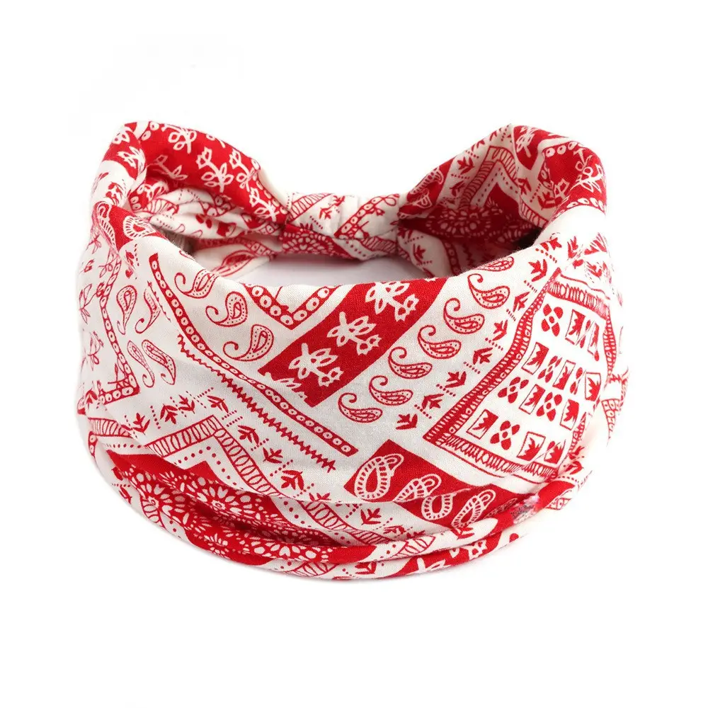Bohemian Cotton Headband with Colorful Pattern - Image 120