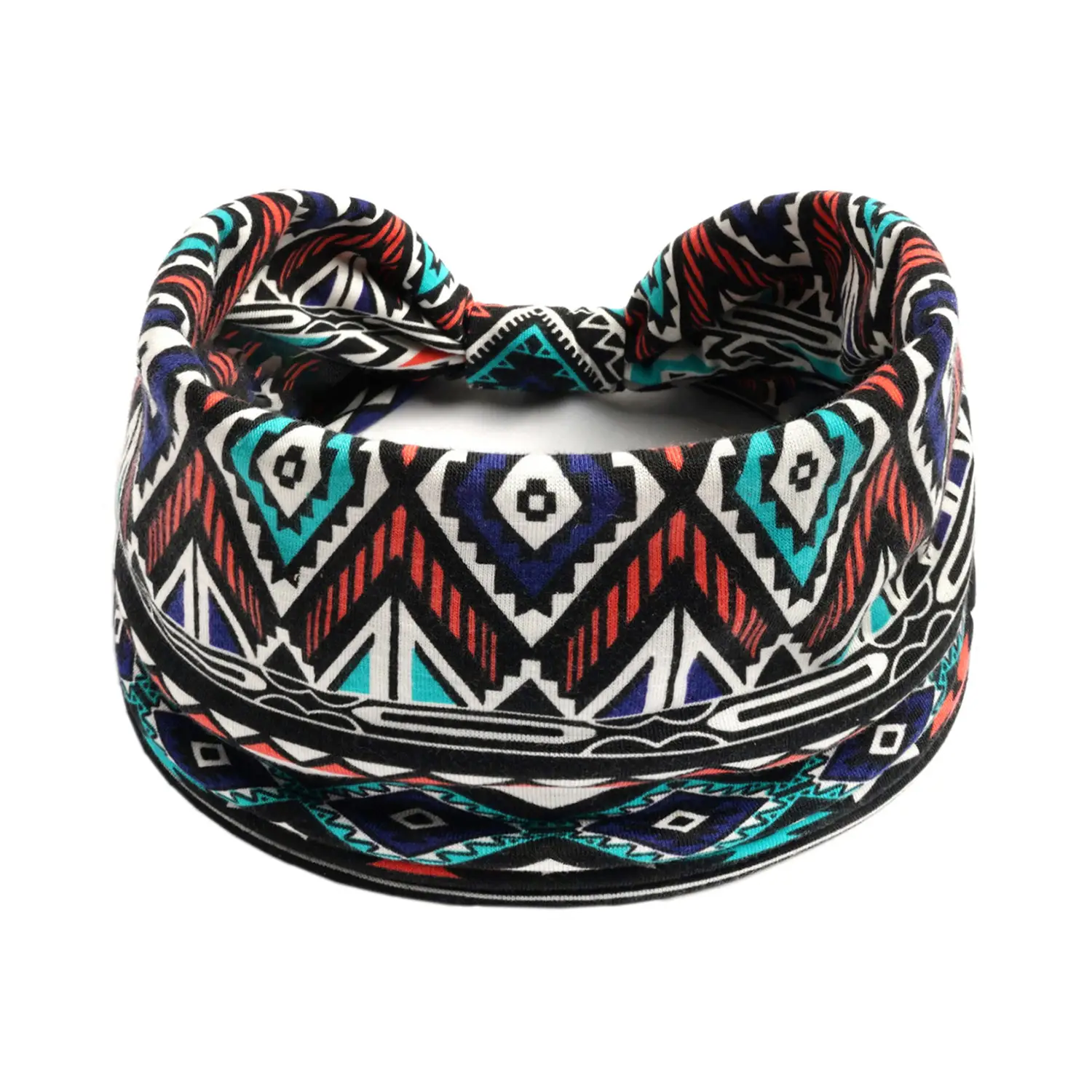 Bohemian Cotton Headband with Colorful Pattern - Image 151