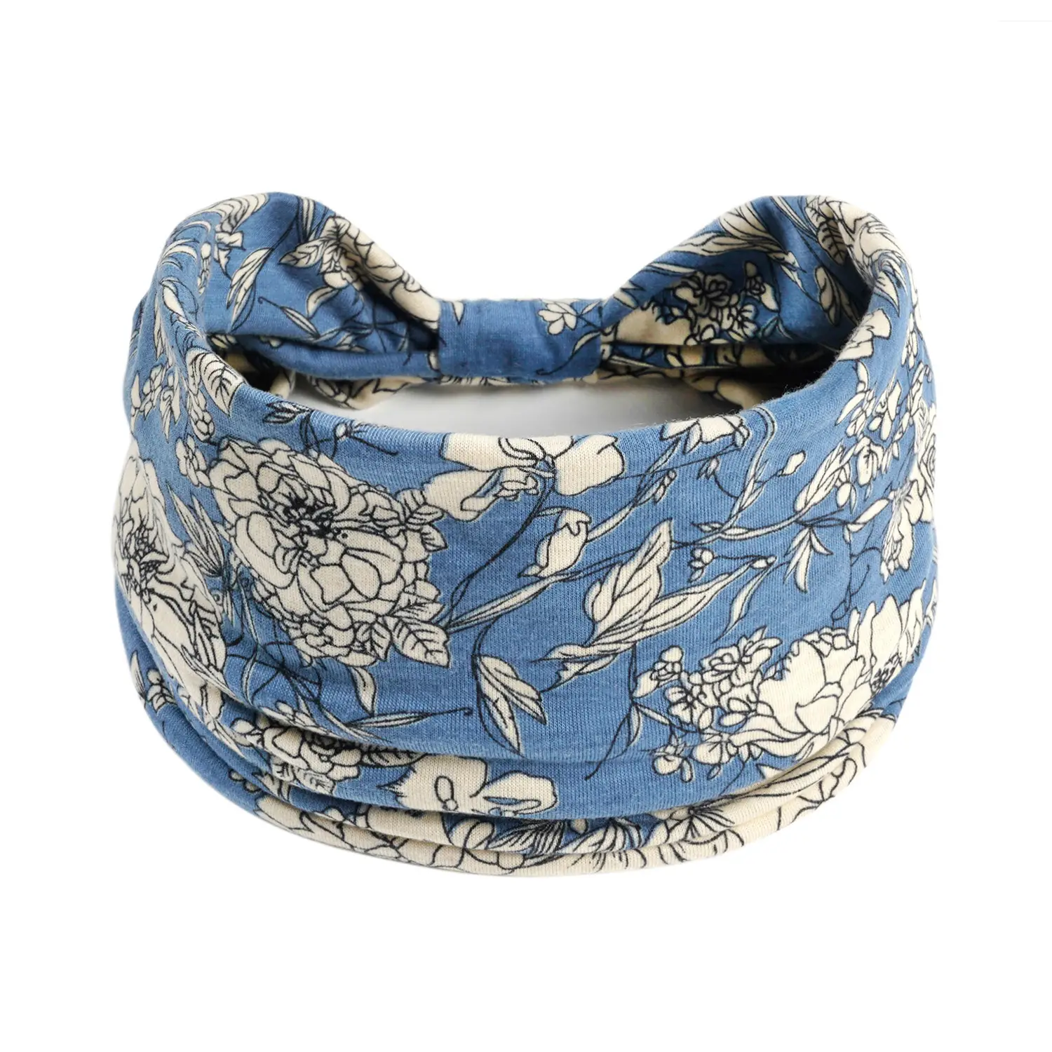 Bohemian Cotton Headband with Colorful Pattern - Image 3