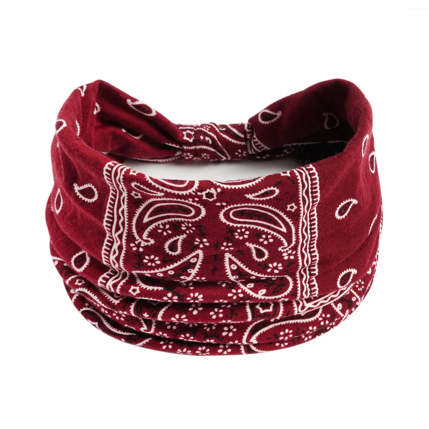 Bohemian Cotton Headband with Colorful Pattern - Image 5
