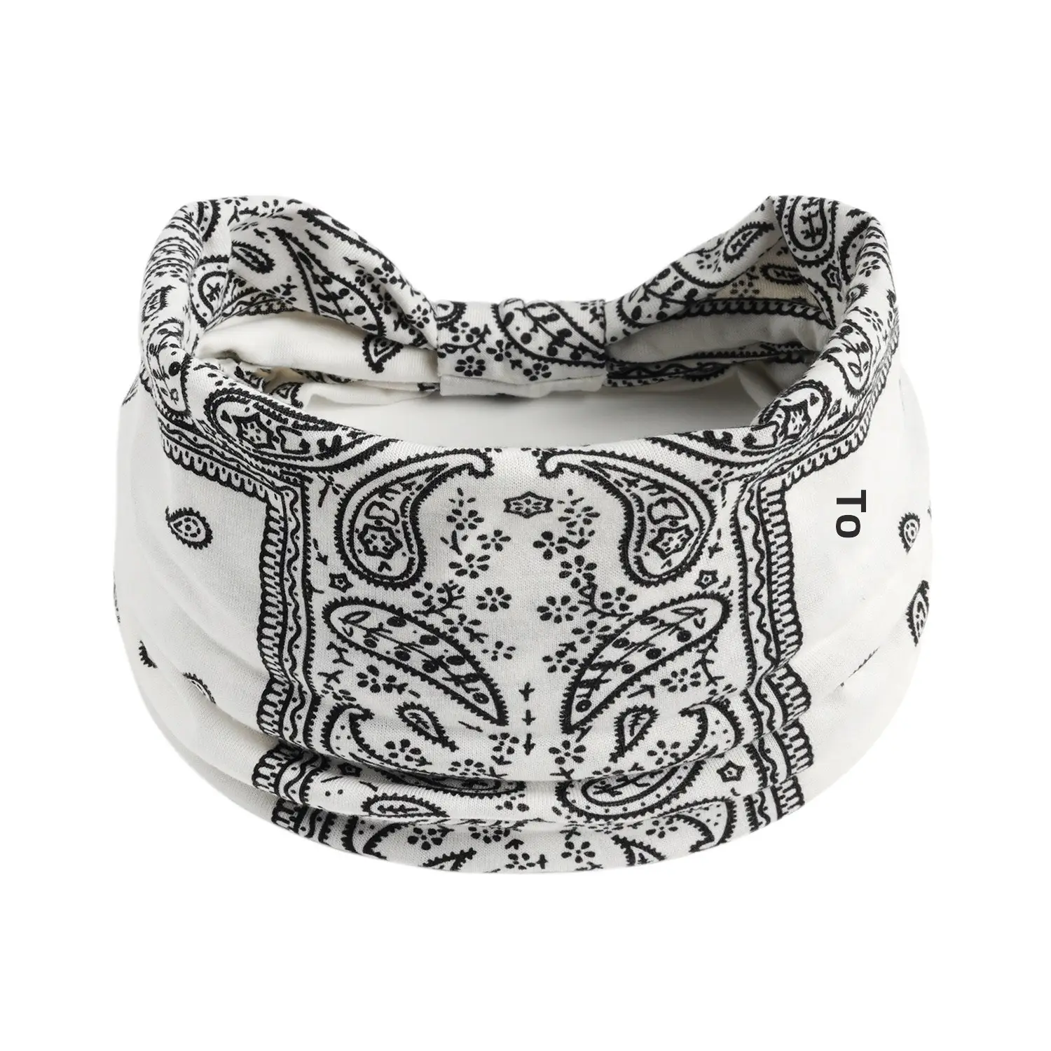 Bohemian Cotton Headband with Colorful Pattern - Image 8