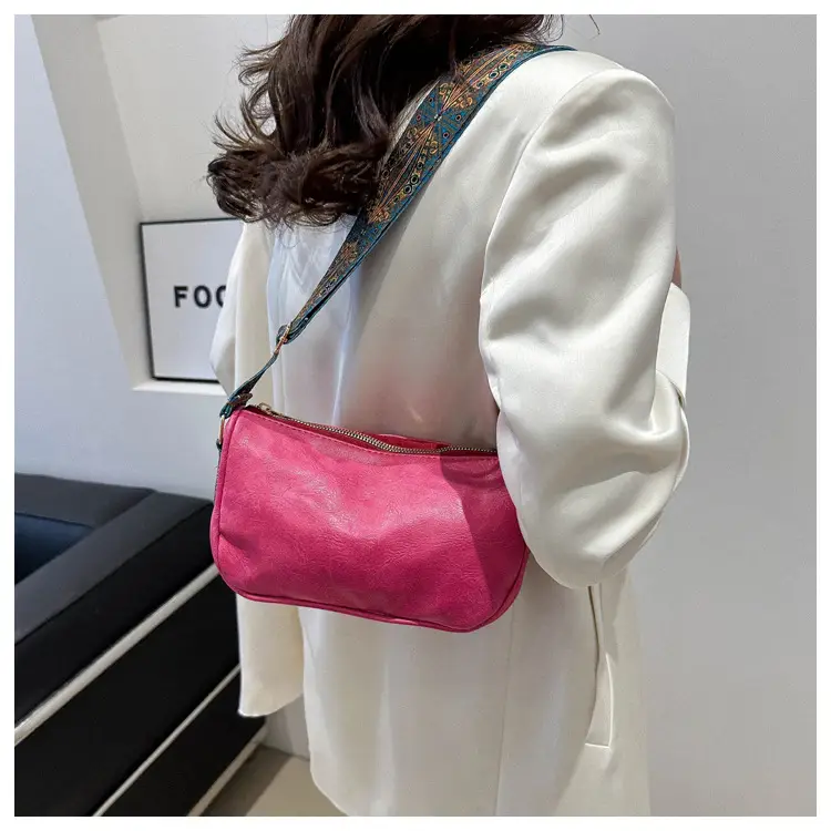 Retro Pink Shoulder Crossbody Bag for Women — feature 22