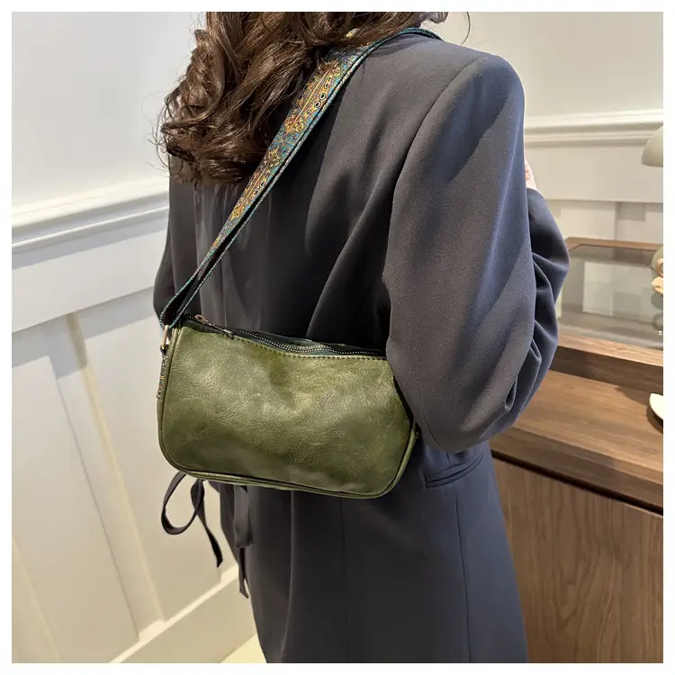 Retro Pink Shoulder Crossbody Bag for Women — feature 9