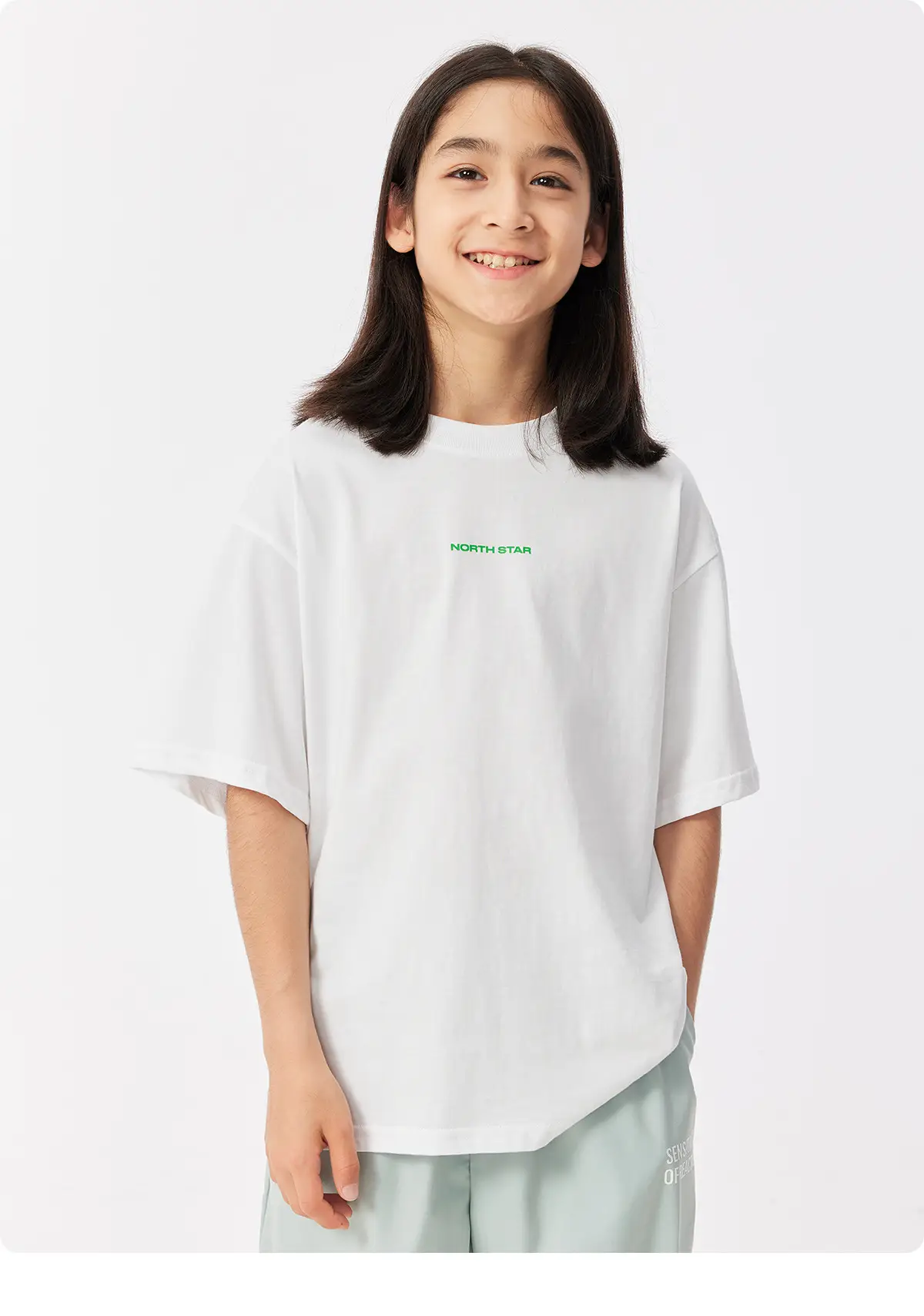 DK Kids Cotton Short Sleeve T-Shirt Green Print — feature 16