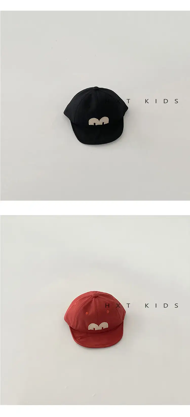 Black Embroidered Baby Cap for Kids Spring Autumn — feature 7