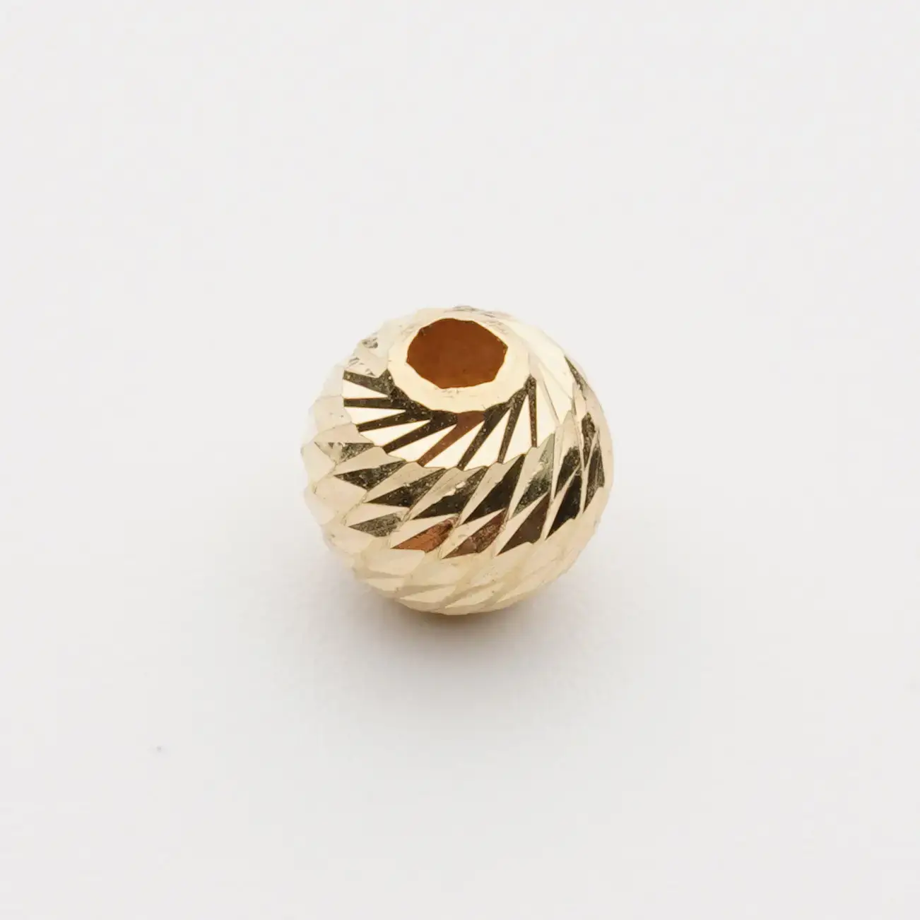 18K Gold Moon Beads Semi-Finished Gold Beads Light Version - Image 15