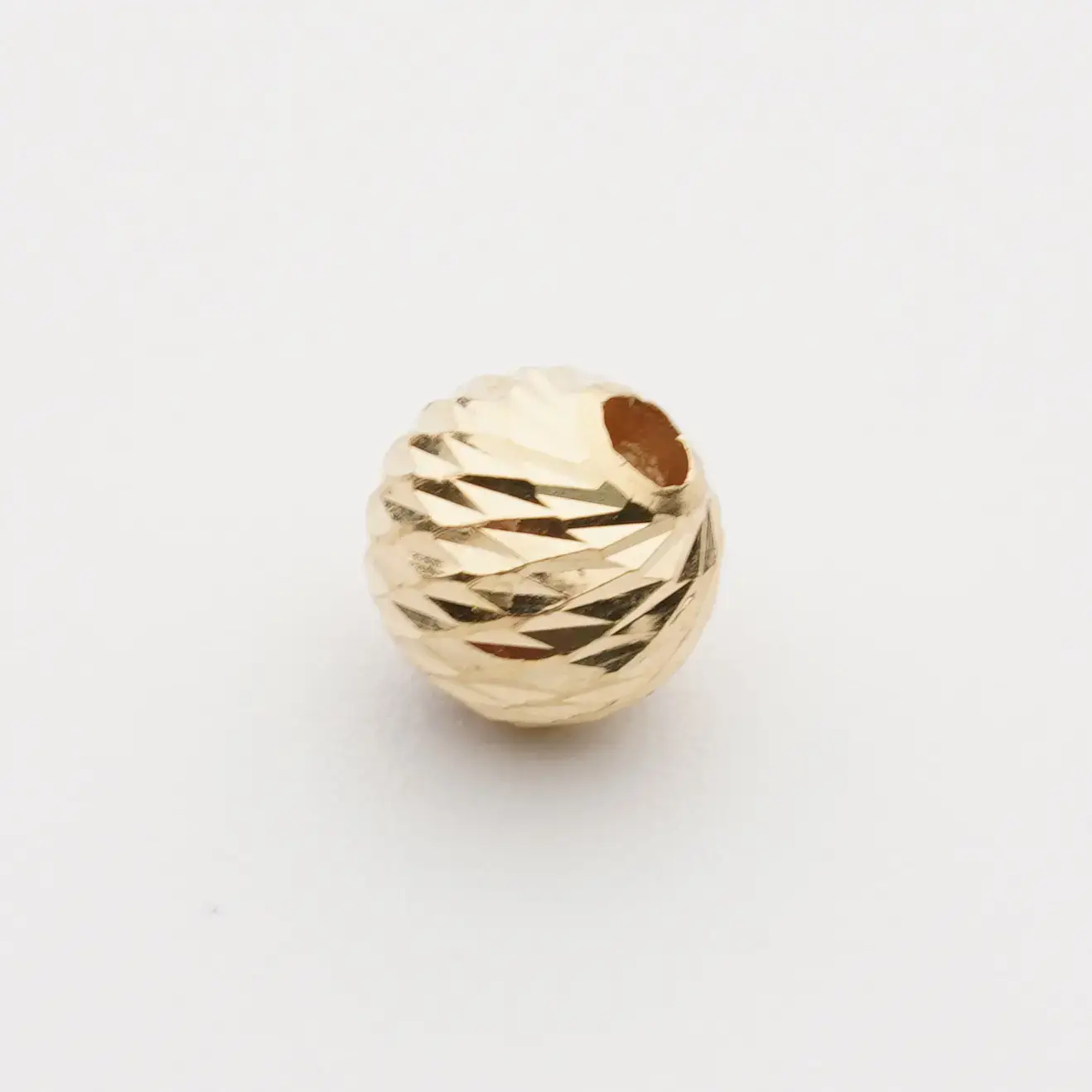 18K Gold Moon Beads Semi-Finished Gold Beads Light Version — feature 4