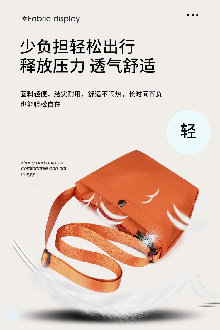 2024 Multifunctional Nylon Shoulder Crossbody Bag — feature 10