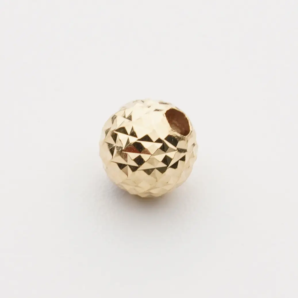 18K Gold Pineapple Beads Bracelet Necklace Mini Gold Accessories - Image 4