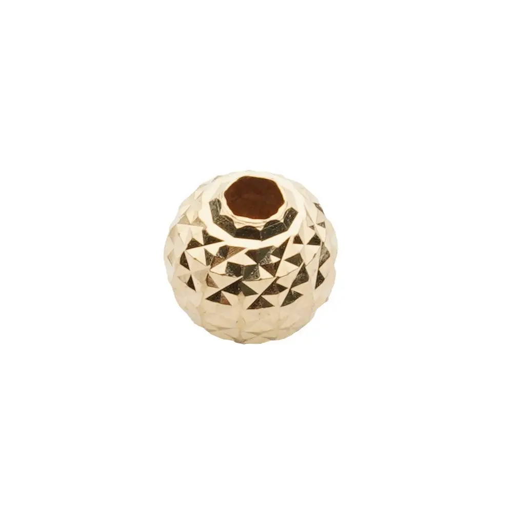 18K Gold Pineapple Beads Bracelet Necklace Mini Gold Accessories - Image 7