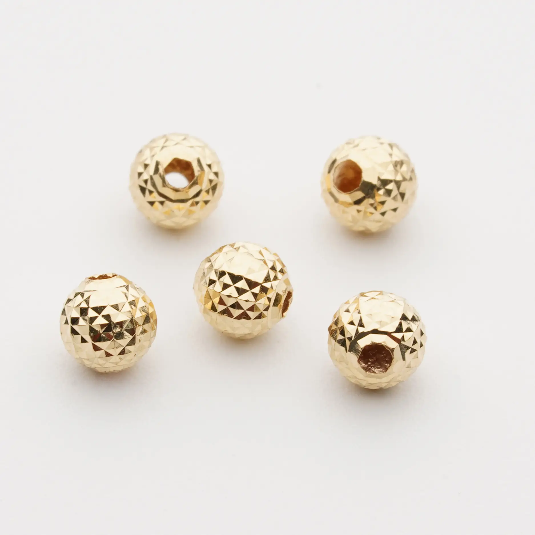 18K Gold Pineapple Beads Bracelet Necklace Mini Gold Accessories — feature 5