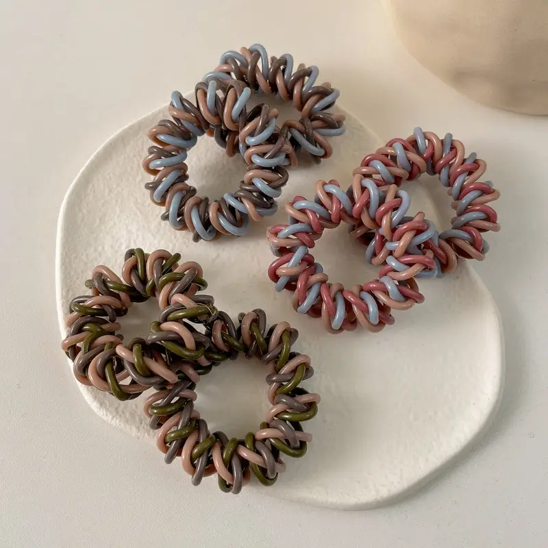 High-End Colorful Hair Ties for Women 2025 - Image 26