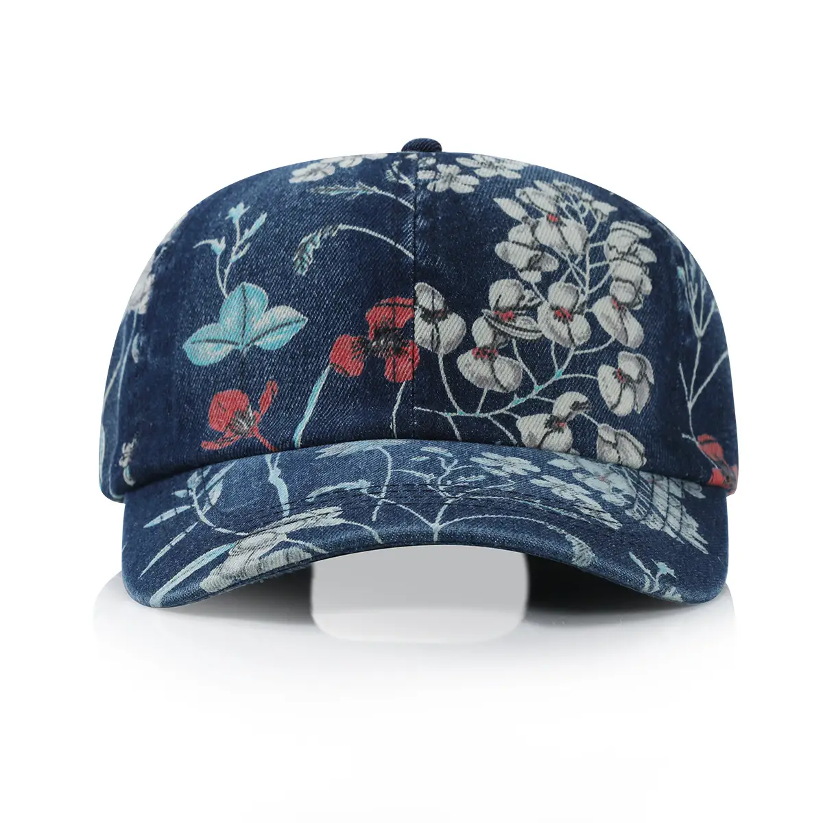 Four Seasons Printed Denim Cap for Men Women - Image 3