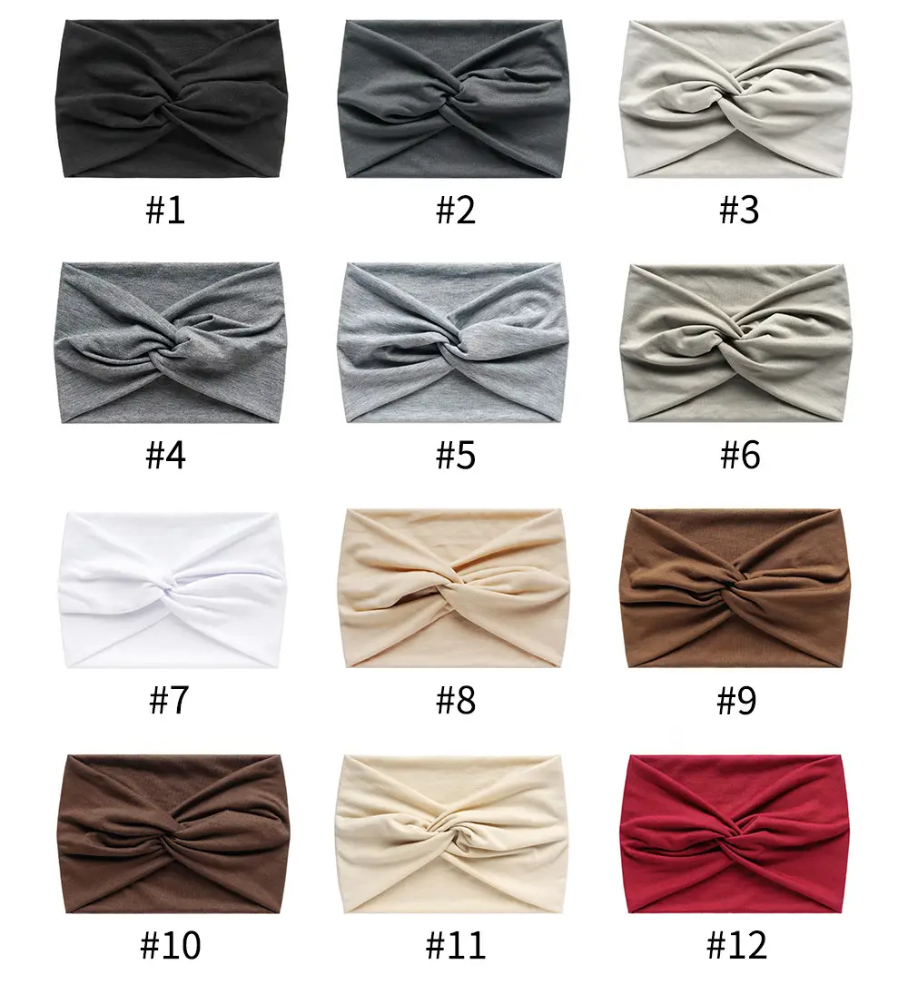 Pink Cross Elastic Sports Yoga Hair Band — feature 3