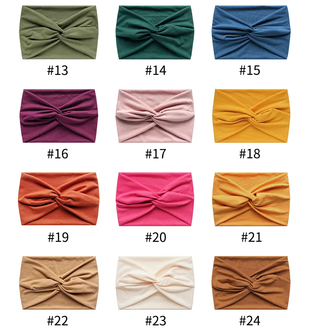 Pink Cross Elastic Sports Yoga Hair Band — feature 4