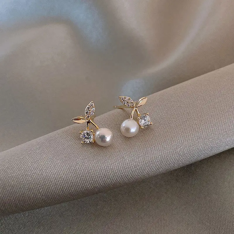 925 Silver Pearl Stud Earrings for Women - Image 16