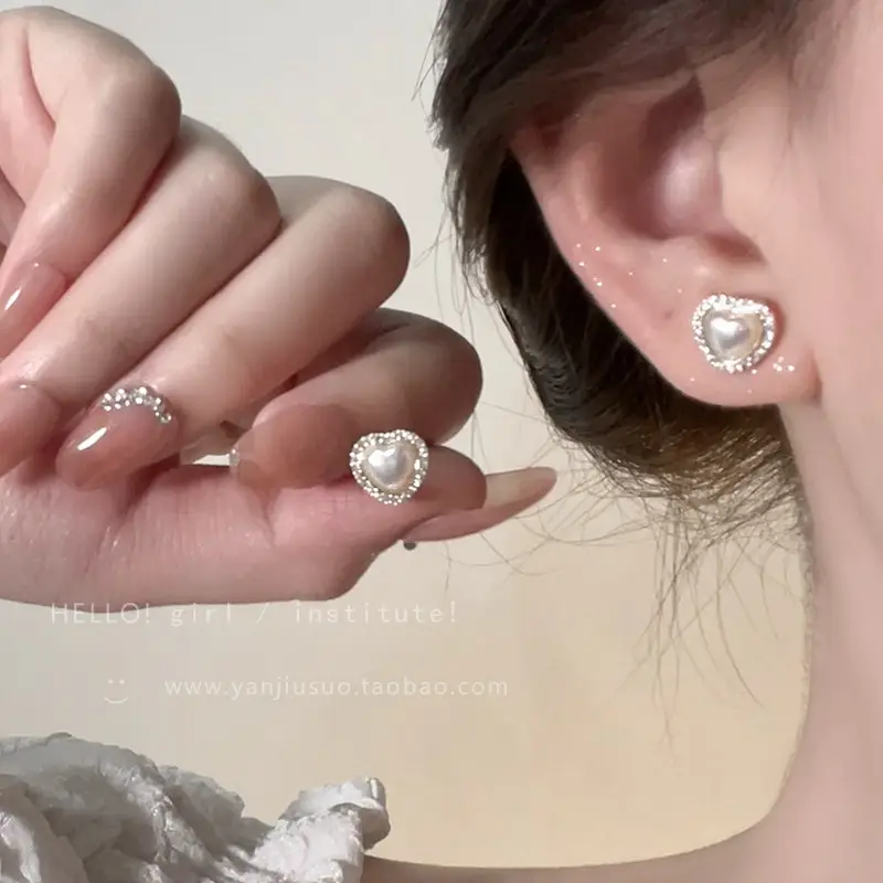 925 Silver Pearl Stud Earrings for Women - Image 23