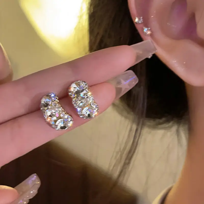 925 Silver Pearl Stud Earrings for Women - Image 38